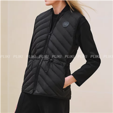 에르메스 롱 퀼티드 베스트 블랙