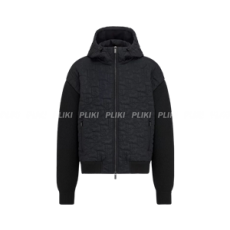 디올 오블리크 후드 보머 재킷