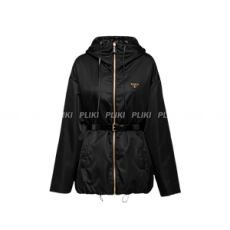 프라다 리나일론 블루종 자켓 블랙