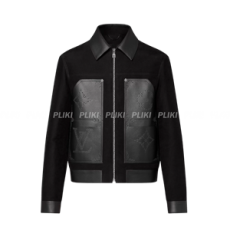 루이비통 모노그램 믹스 레더 뭐크웨어 블루종 재킷