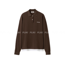 미우미우 피케 및 저지 폴로 셔츠