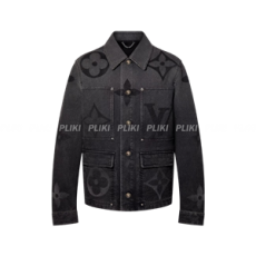 루이비통 모노그램 데님 블루종