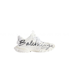 발렌시아가 남성 트랙 시그니처 스니커즈 화이트/블랙