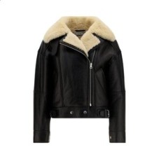 아크네 스튜디오 22SS 레더 시어링 플라이트 무스탕 자켓