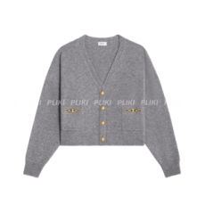 셀린느 구르메트 가디건 - 헤리티지 캐시미어