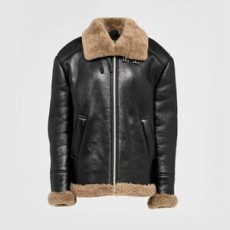 프라다 오버사이즈 시어링 무스탕 자켓