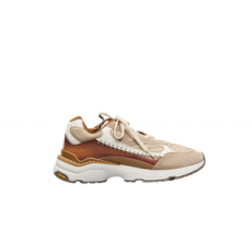 벨루티 스카이러닝 레더 & 나일론 스니커즈 듄