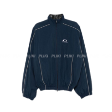 발렌시아가 리버서블 트랙 나일론 레더 재킷