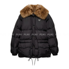 프라다 테크 캔버스 패딩 점퍼