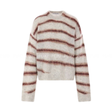 아크네 스튜디오 울 블랜드 스트라이프 니트