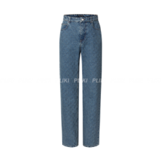 루이비통 모노그램 자카드 스케이트 데님 팬츠