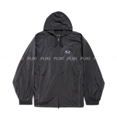 발렌시아가 로고 패널드 트랙 자켓 블랙