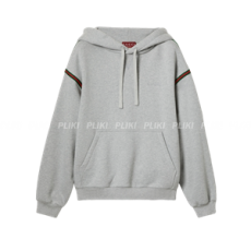 구찌 코튼 저지 후디드 스웨트셔츠