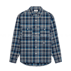 셀린느 루즈 럼버잭 셔츠 - 체크 코튼