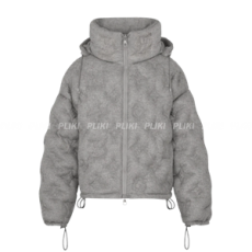 루이비통 모노그램 보이후드 퍼퍼 자켓 그레이