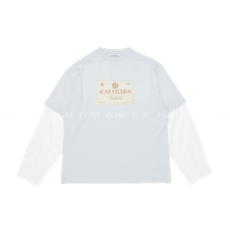 아크네 스튜디오 레이어드 프린트 티셔츠