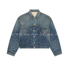 지방시 재킷 립 리페어 이펙트 데님