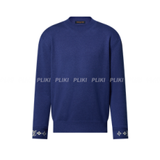 루이비통 캐시미어 풀오버 블루