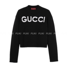 구찌 인타르시아 울 탑 블랙