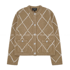 샤넬 자켓 캐시미어 실크 & 베이지 화이트