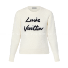 루이비통 브러시드 니트 풀오버 화이트