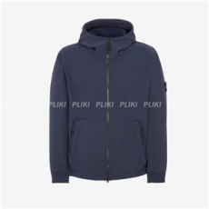 스톤 아일랜드 Q0122 소프트 쉘-R E.DYE 테크놀로지 자켓 네이비 블루 - 22FW