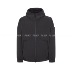 스톤 아일랜드 Q0122 소프트 쉘-R E.DYE 테크놀로지 자켓 블랙 - 22FW