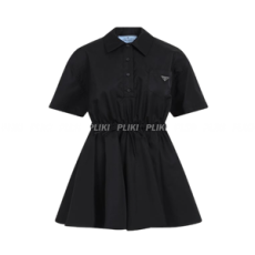 프라다 리나일론 미니 드레스 - SS25
