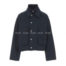 보테가 베네타 더블 레이어 크롭 패딩 자켓