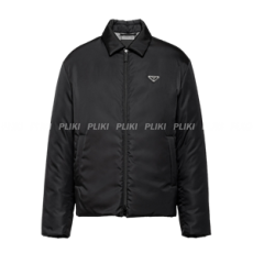 프라다 리나일론 크롭 다운 재킷