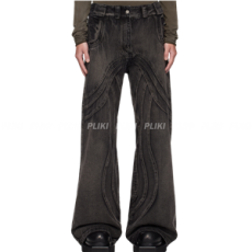 노페이스 스튜디오 헤비 웨이브 데님 유즈드 블랙