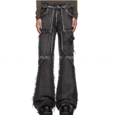 노페이스 스튜디오 플레어 데님 003 스톤 워시 그레이