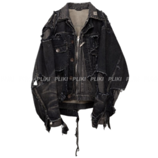 메종 미하라 야스히로 데미지 레이어드 데님 자켓