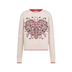 디올 Dioramour 자수 스웨터