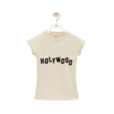 로에베 슬림 핏 티셔츠 - 코튼 & 비스코스 아이보리