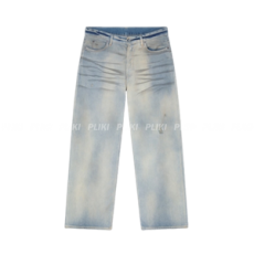 아크네 스튜디오 1981M 라이트 블루 워시드 진