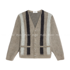 셀린느 가디건 - 브러시드 모헤어