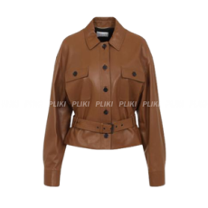 생로랑 램스킨 쇼트 재킷