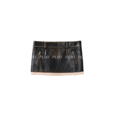 미우미우 나파 레더 스커트