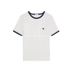 셀린느 70’s 트리옹프 티셔츠 - 코튼 저지