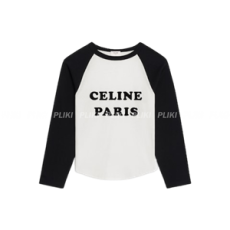 셀린느 PARIS 코튼 저지 티셔츠