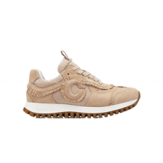 디올 B30 스니커즈 핑크 메시 & 핑크, 블루, 블랙 테크니컬 패브릭