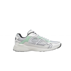 디올 B30 스니커즈 그레이 메시 & 민트, 그레이, 화이트 테크니컬 패브릭