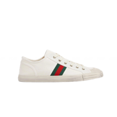 구찌 웹 캔버스 스니커즈 화이트