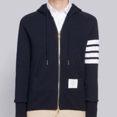 톰브라운 4-바 후디 네이비