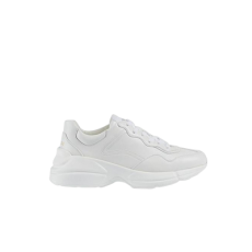 구찌 화이트 레더 라이톤 스니커즈