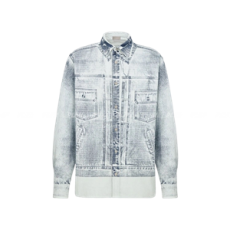 디올 MKII 이펙트 데님 오버 셔츠
