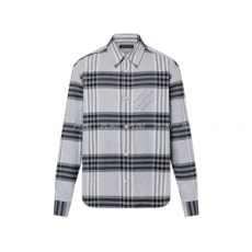 루이비통 롱 슬리브드 코튼 플란넬 셔츠 1AFXSW