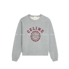 셀린느 코튼 플리스 블라종 루즈 스웨트셔츠