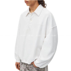 알렉산더 왕 오버사이즈 폴로 탑 화이트